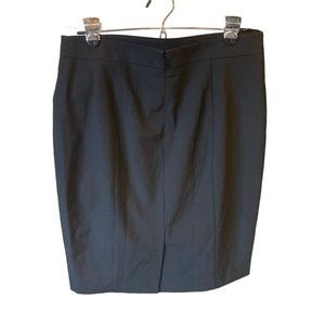 Ann Taylor Black Skirt Petite NWT size 8 P pencil style lined business formal